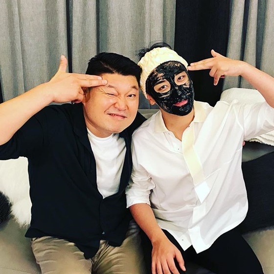 호흡 찰떡궁합..승리, 강호동과 함께 뽐낸 스웨그