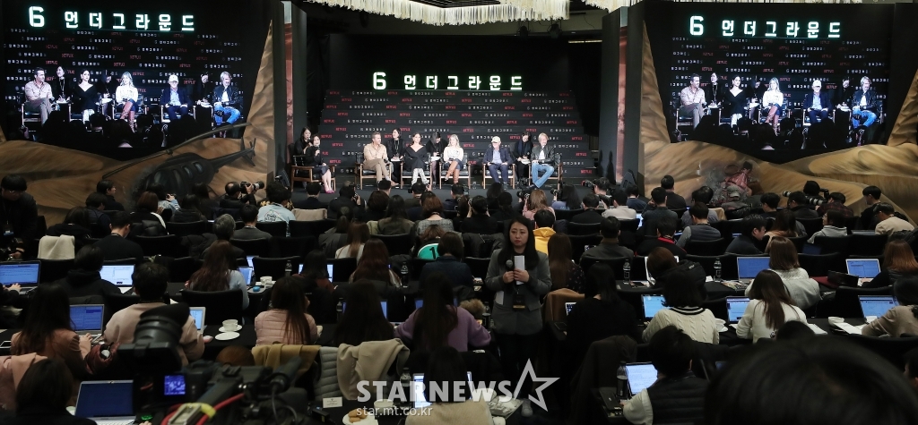 [★포토]한국 취재진 만난 6 언더그라운드