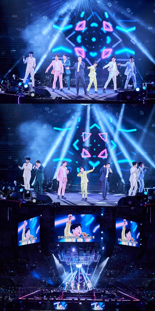 드디어 만난 톱7..미스터트롯 콘서트, 뜨거운 현장의 열기