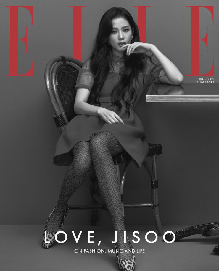 LOVE JISOO 블랙핑크 지수, 엘르 亞4개국 커버 장식