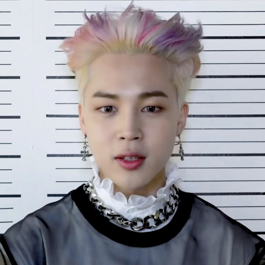 Iconic Jimin 방탄소년단 지민, 빌보드 핫100 1위 버터 MV 레인보우헤어 글로벌 핫 인기
