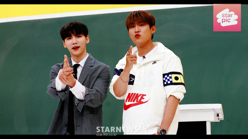 에이비식스 전웅-박우진 일어-댄스 수업 기대하세요![영상]