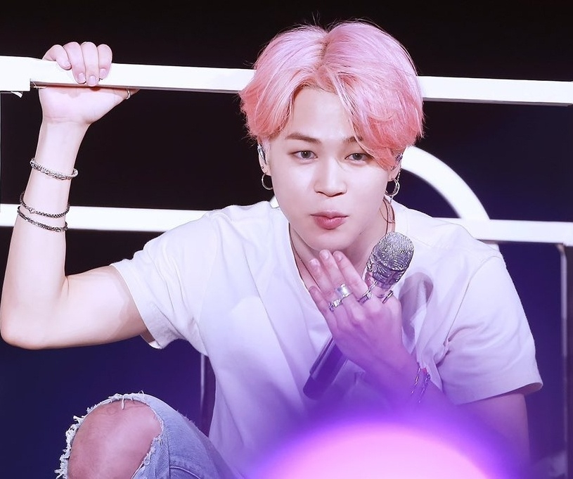 광개토 팔레트 방탄소년단 지민, 핑크 헤어가 잘 어울리는 男아이돌 1위