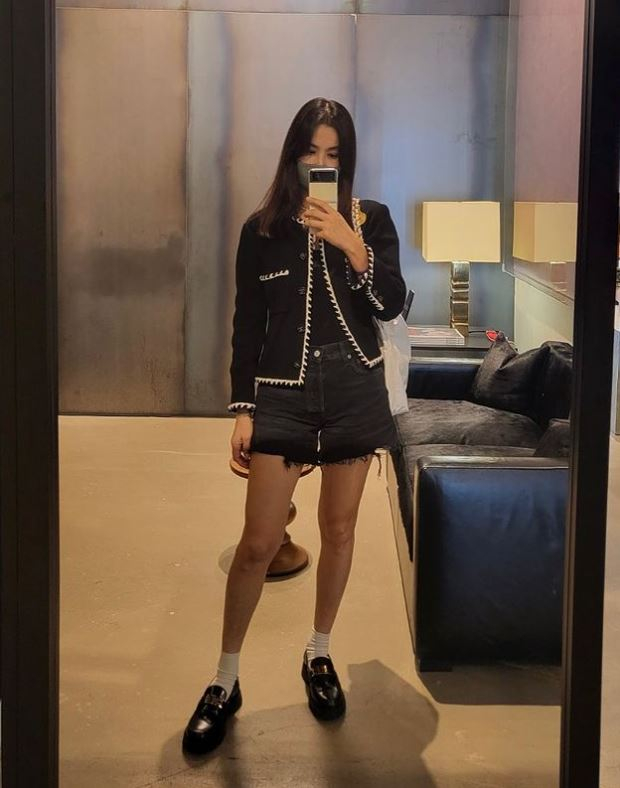 장동건♥ 고소영, 50대 맞아? 아찔한 각선미 자랑[스타IN★]