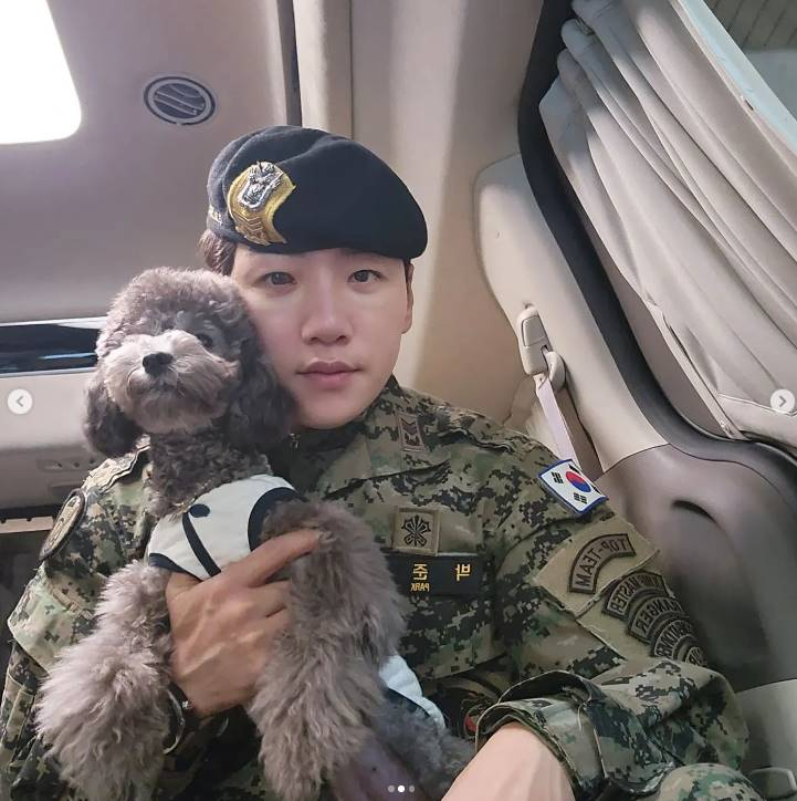 한영♥ 박군, 다시 군대行 근황..자식 등원시키는 애 아빠