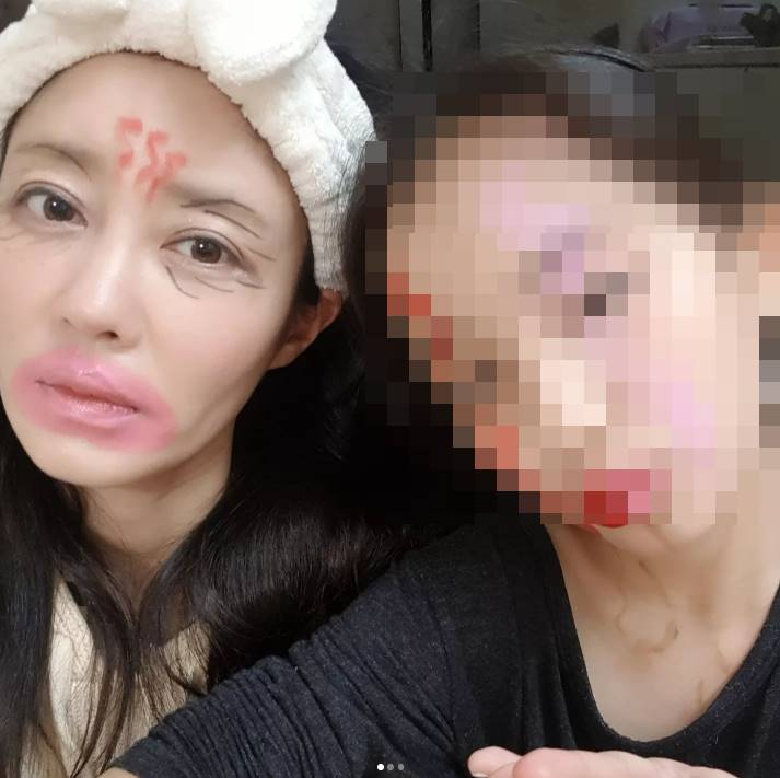이지현, 얼굴에 주름이 자글자글..子도 놀란 깜짝 메이크업