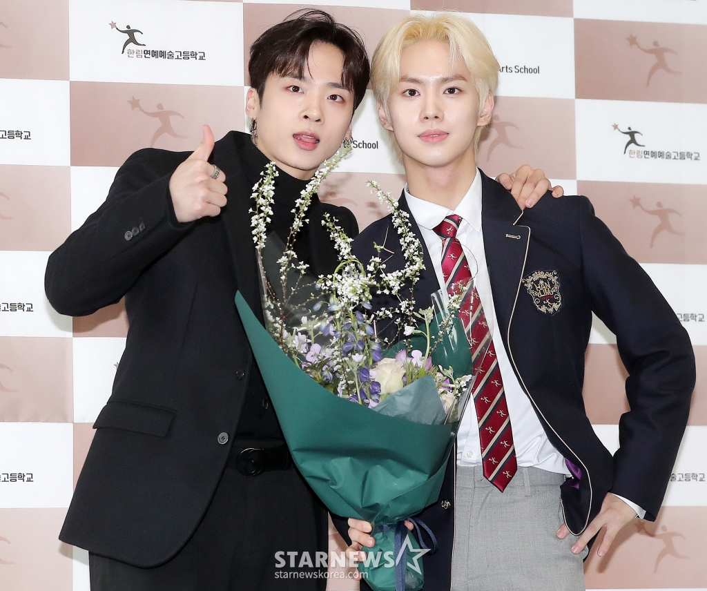 MCND 윈 한림예고 졸업[★포토]