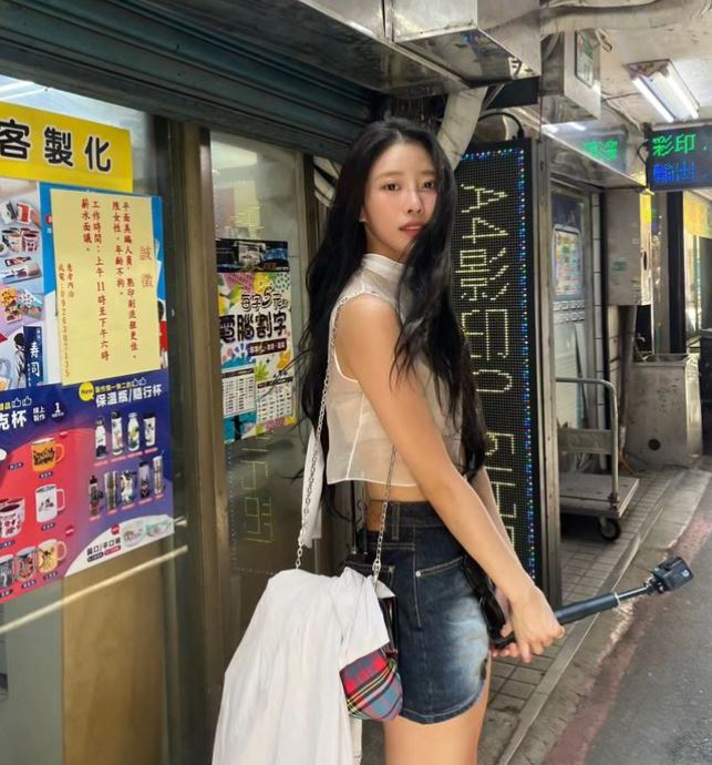 이미주, 대만에서도 빛나는 완벽 몸매..청순 비주얼[스타IN★]