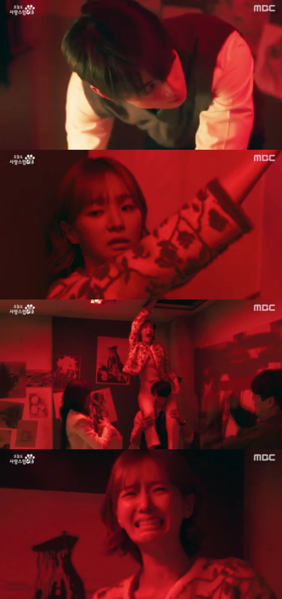 오늘도 사랑스럽개 박규영, 차은우와 방탈출..머리채 잡았다 [별별TV]