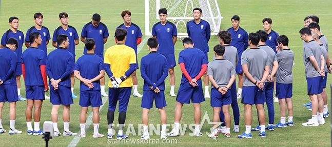 [포토] 완전체 홍명보호, 빈 틈이 없다