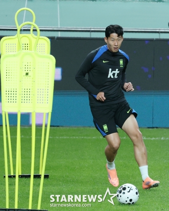 브라질 나와! 손흥민 vs 비니시우스 '웅장해지는 초호화 라인업'... 홍명보호 선발 공개 [상암 현장]