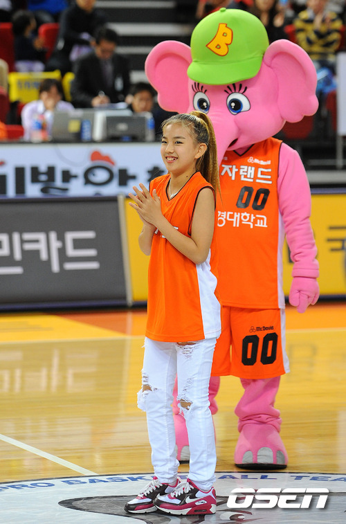 [사진]지피베이직 제이니, 점프볼은 제가 던져요