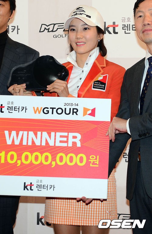 [사진]김지민,WGTOUR 3차전 우승했어요