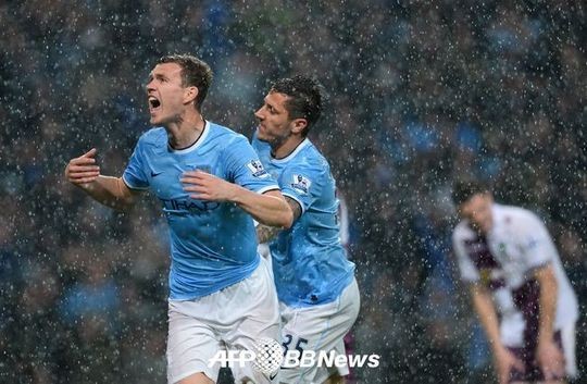 제코 2골 맨시티, 우승 8부 능선 넘어...아스톤 빌라 4-0 대파