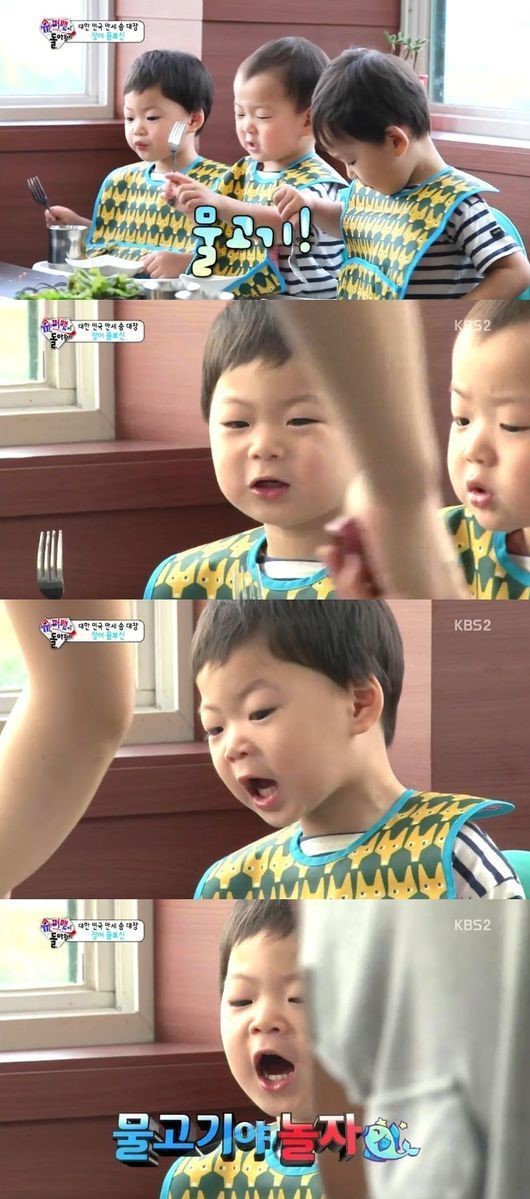 ‘슈퍼맨’ 자유 영혼 만세, 장어구이 보고 “물고기 귀여워”