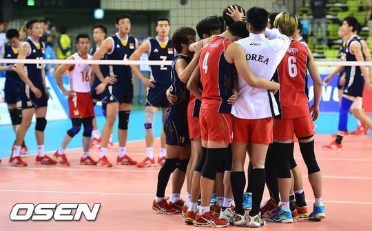 [AG 배구] 박기원호, 금빛 없었지만 유종의 미 거뒀다