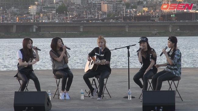 디아크, 한강 뜨겁게 달군 게릴라 콘서트 [종합]