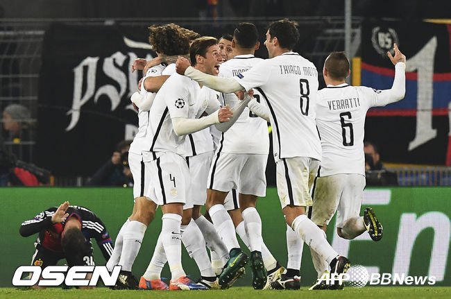 PSG, 바젤 2-1 꺾고 UCL 16강 진출 확정