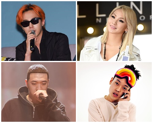 [단독] GD-CL-비와이-오케이션, 가요대전 힙합 완전체 공개