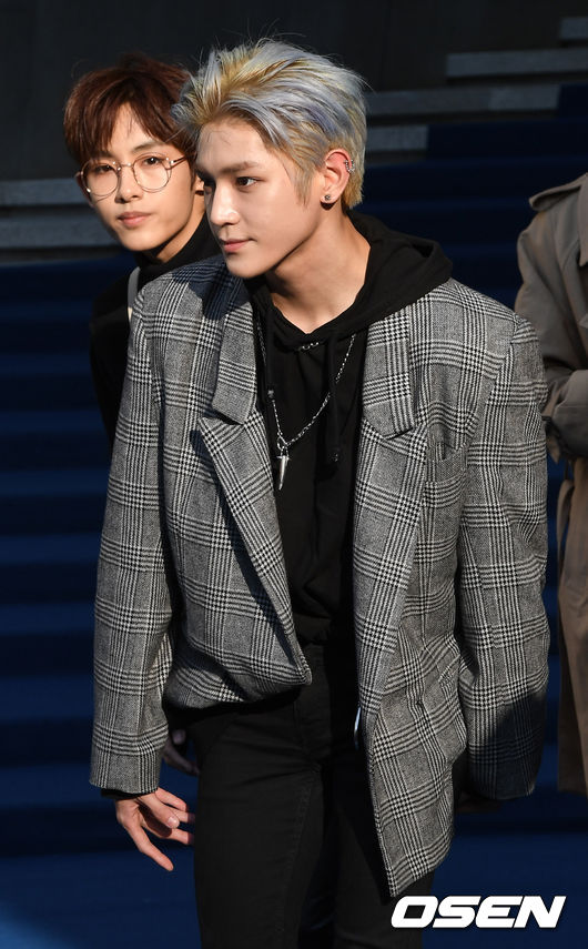 [사진]NCT 태용-윈윈, 패션위크 멋쟁이