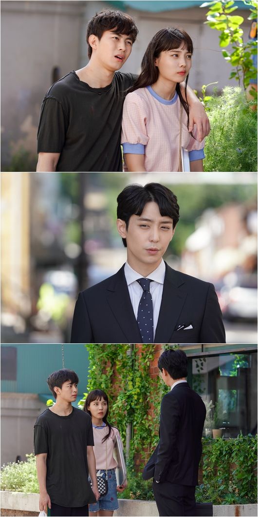 [Oh!쎈 컷] ‘마녀의사랑’ 윤소희X현우X이홍빈, 불꽃 튀는 첫 삼자대면