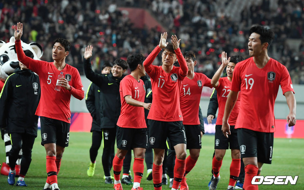 [사진]한국, 콜롬비아 상대로 2-1 승리