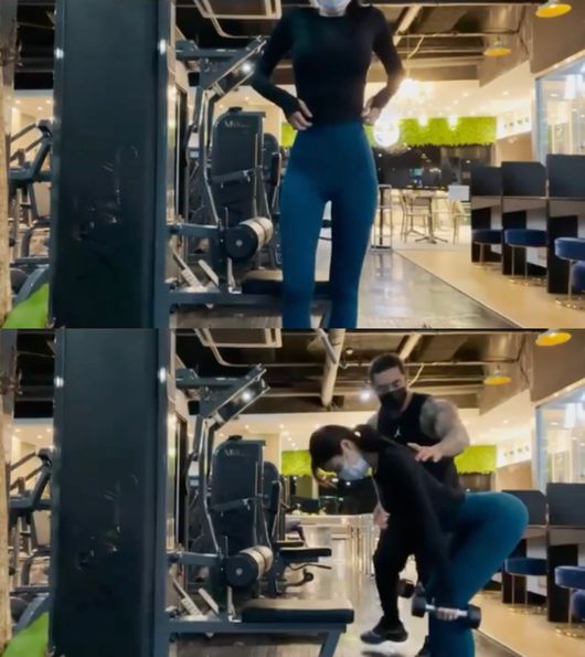 163cm∙44kg 이세영, 콜라병 몸매의 정석..피트니스 대회 출전 예고 운동+식단 관리