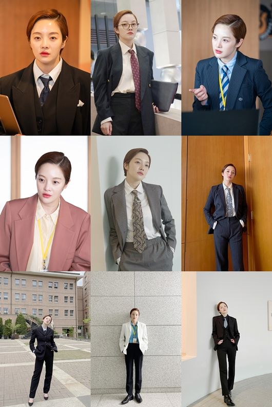 황보라, 연기는 기본 포마드 헤어+젠더리스 여미리 스타일(달리와 감자탕)