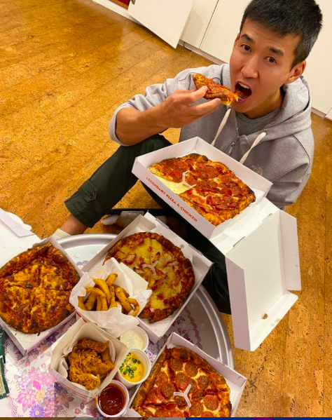 정혜영♥︎ 션, 치팅데이 피자 4판 나도 많이 먹을 수 있다고요