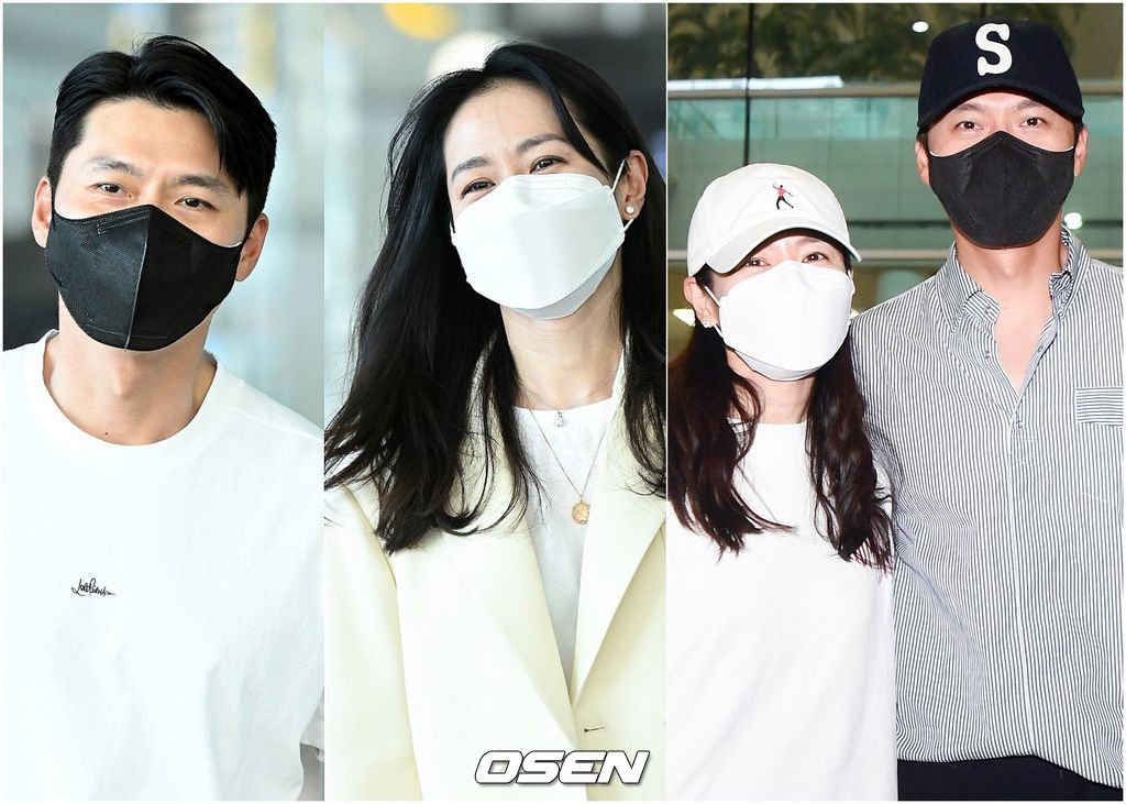 "샌들 신고 갔다가 모자 쓰고 왔지요~" 현빈︎손예진 극과극 신혼여행 패션 (종합)[Oh!쎈 이슈]