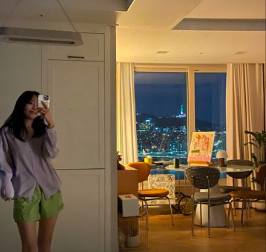 ‘박성광♥’ 이솔이, 감성 가득 거실+’남산타워뷰’ 으리으리하네