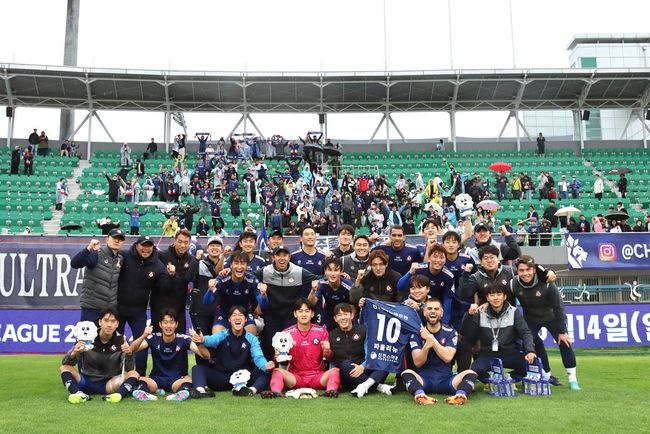 충북청주, 안산 상대로 창단 첫 2연승 도전