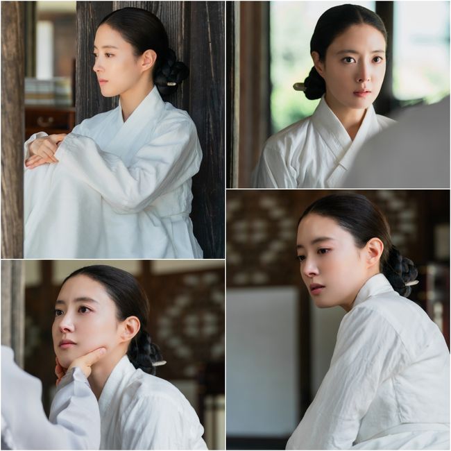 사극 이세영은 강하다..무념무상 소복차림 포착 (열녀박씨)