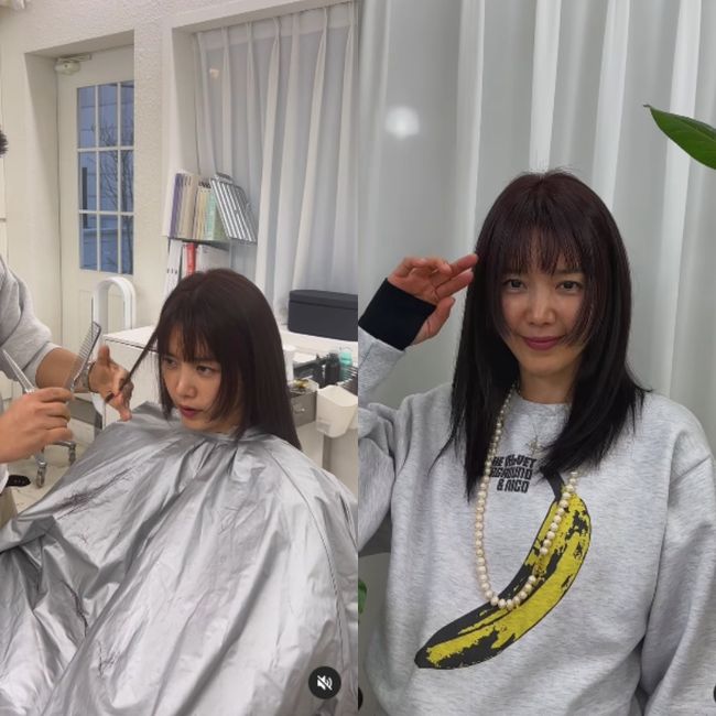 채정안, 히메컷도 완벽 소화..더 어려진 미모 “기분전환”