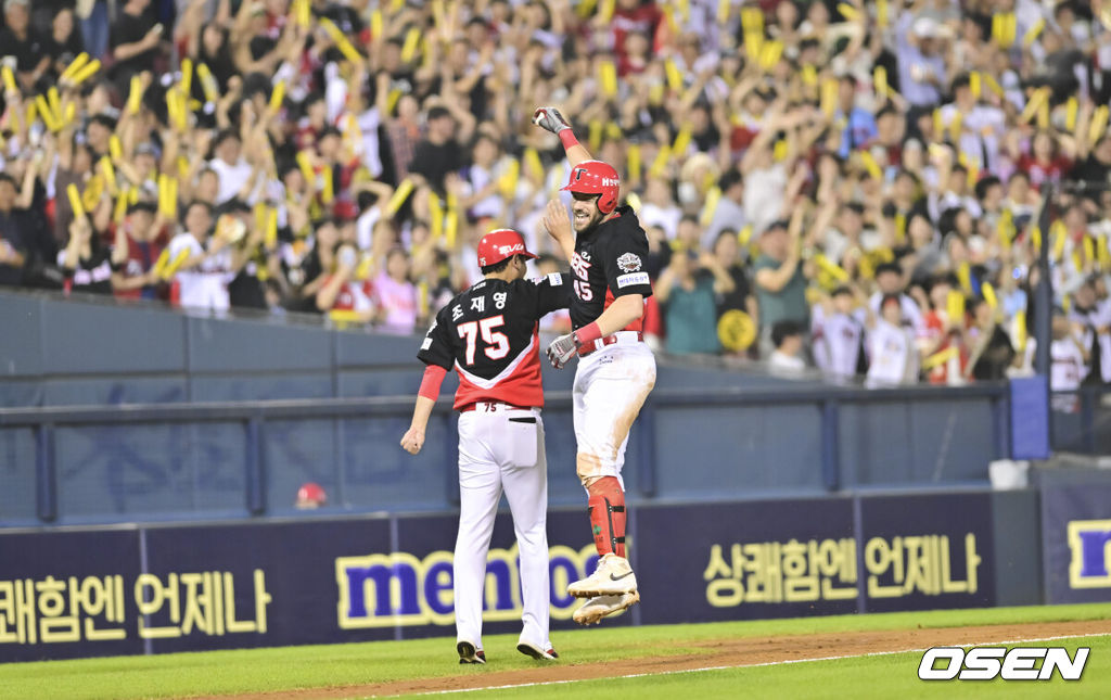 ‘공동 1위 올라서다’ LG 또 역전승, KIA 4-3 제압…박동원 역전 3점포+문성주 결승타+유영찬 2연속 세이브 [잠실 리뷰]