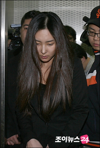 [포토]침통한 표정의 한나