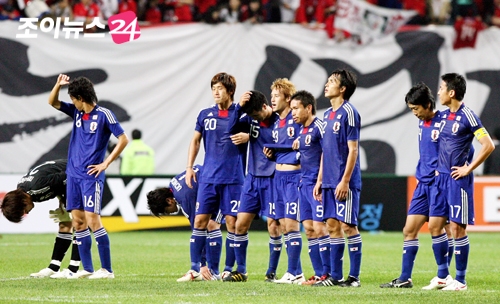 [포토]0-0 무승부, 일본도 아쉽기는 마찬가지