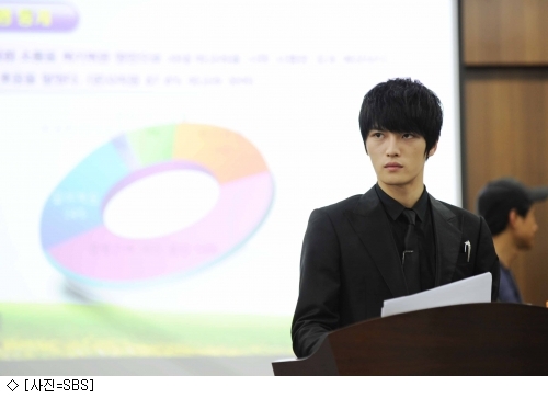 보스를 지켜라 김재중, PT 솜씨도 수준급