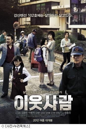 이웃사람, 개봉일 도둑들 잡고 박스오피스 정상