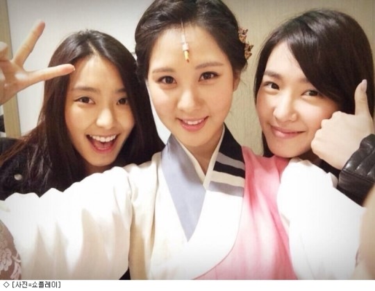 티파니·보라 서현 뮤지컬 보러왔어요 빛나는 우정