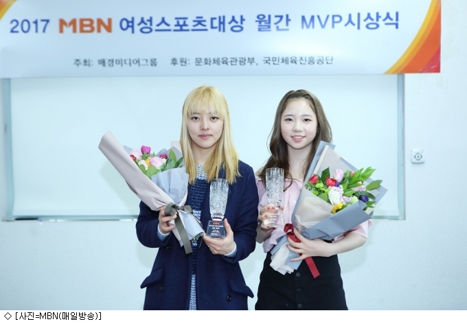 김보름·최다빈, 여성스포츠대상 2월 MVP