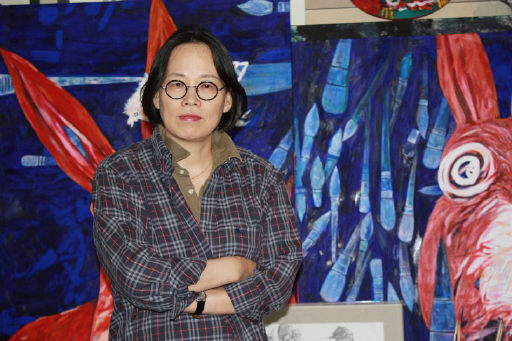 의인화된 ‘붉은소’는 바로 나? 김영미 개인전