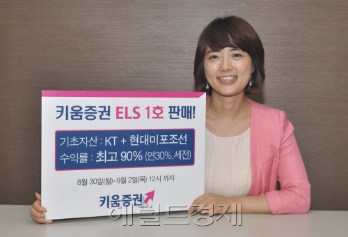 키움증권 ELS 1호...거품은 줄이고, 수익은 올리고