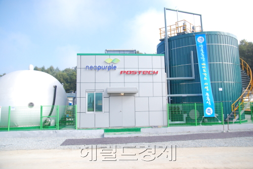 <생생코스닥>네오퍼플, 축산분뇨 바이오가스 플랜트 준공식 가져