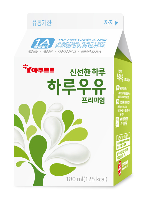 한국야쿠르트, 에이스400, 야쿠르트400, 하루우유 등 유제품 3종 디자인 변경