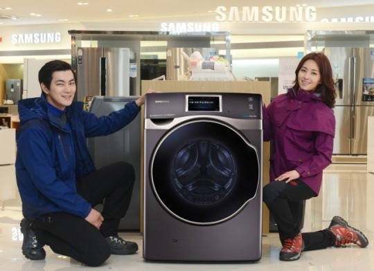 삼성전자, 아웃도어 의류도 세탁 ‘2014년형 삼성 버블샷3 W9000’ 출시