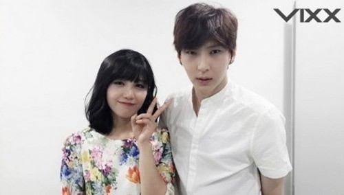 빅스 레오 정은지 풀하우스 인증샷 보니 연인 느낌 물씬~