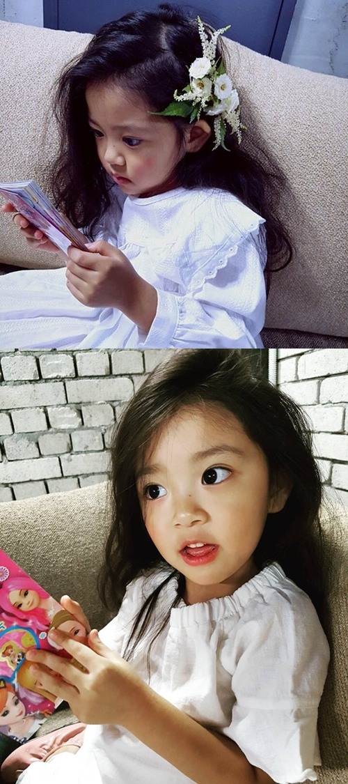 리틀 정시아..서우, 엄마 판박이 샴푸의 요정