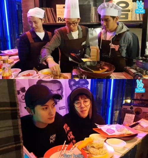 V앱 의리 블락비 바스타즈, 심야식당 초대손님은 태일·재효
