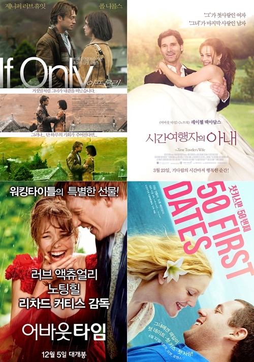 이프 온리부터 첫키스만 50번째까지 시간을 달리는 로맨스